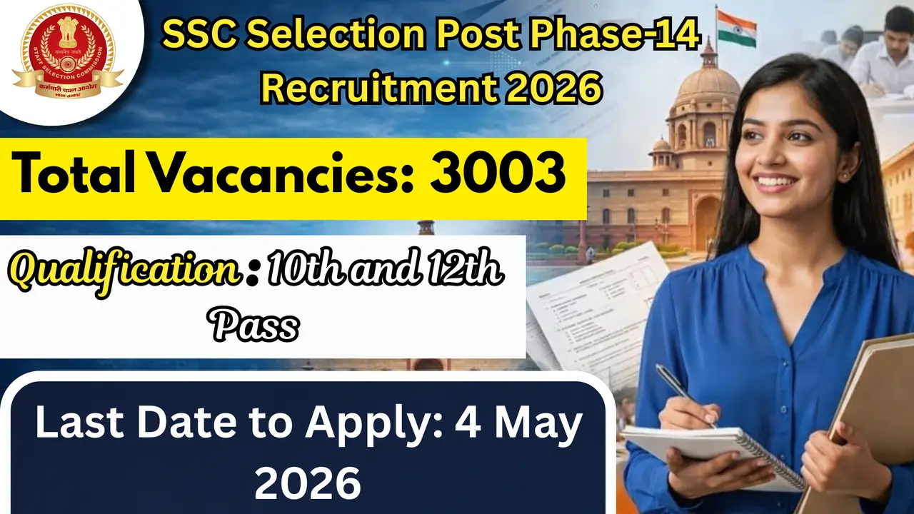 SSC Selection Post Phase-14 Recruitment 2026
